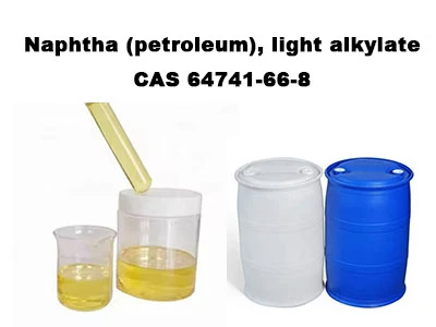 Wat is nafta (petroleum), licht alkylaat cas 64741-66-8 voornamelijk gebruikt?